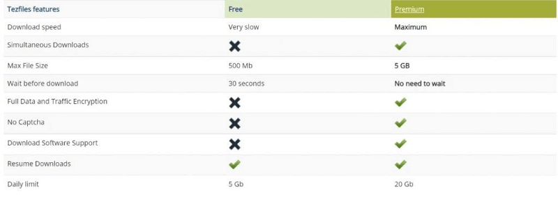 tezfiles premium benefits